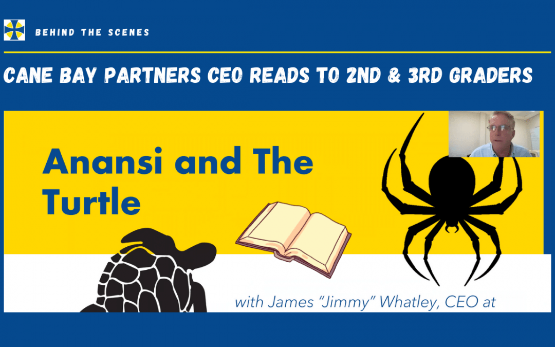 Cane Bay Partners CEO Explores Lessons from “Anansi and the Turtle” with 2nd & 3rd Graders